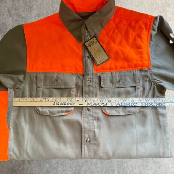 Master Sportsman Outdoor Shirt Gray Mens Button Up Size M Long Sleeve NEW! READ - Picture 8 of 10